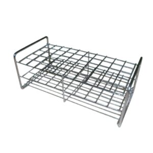 Gradilla acero inox, 50 tubos de 18 mm 127BJD014