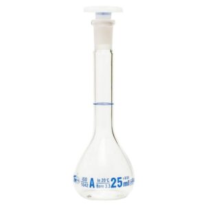 Matraz aforado clase A c/tapón PP 25 ml 127DDB003
